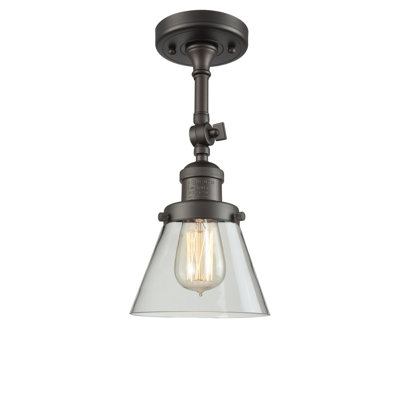 Plafonnier semi-encastré à cône simple 1 lumière Milazzo