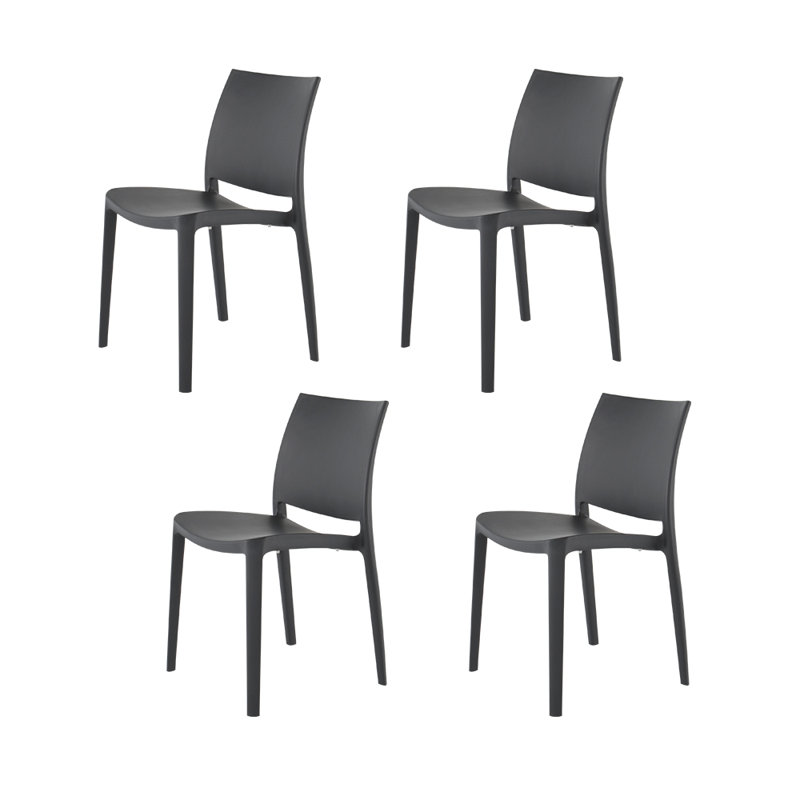Chaise de salle à manger empilable Sensilla, Gris
