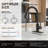 Pull Down Single Handle Kitchen Faucet with Accessories-67228732