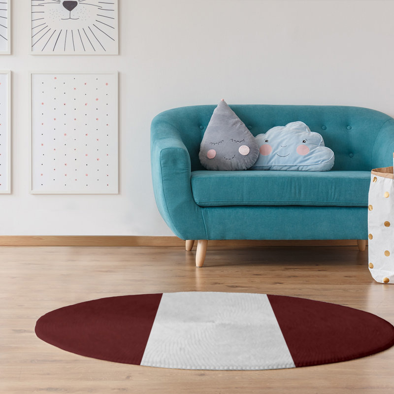 Tapis de zone rouge, Rond 5 pi