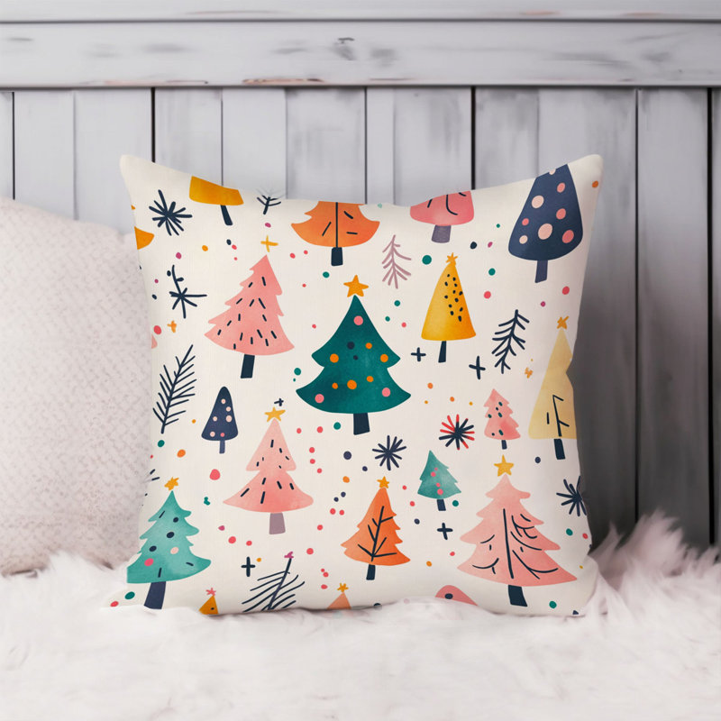 Holiday Christmas Trees I, 18"H x 18"W