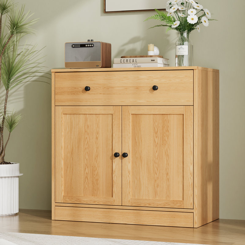 Armoire d'appoint en bois avec tiroir Marta Shaker - l 31,5 po x P 15,7 po x H 31,5 po, Bois