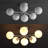 Sydni 6 - Light 24'' Cluster Globe Flush Mount-1868299653