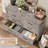6 Drawer Dresser for Bedroom, Farmhouse Modern Wooden Tall Chest of Drawers with Wide Metal Handle-1481316578
