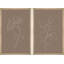 Leaves And Flower by Marmont Hill - 2 Piece Single Picture Frame Painting Set-72534568
