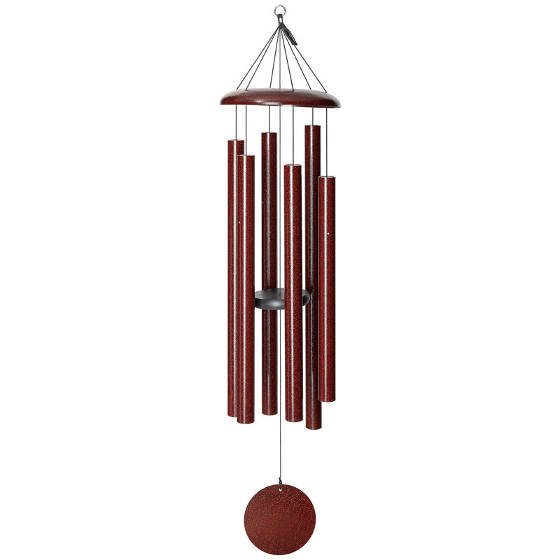 Ruby Splash 56" Aluminum Wind Chime for Outdoor Decor