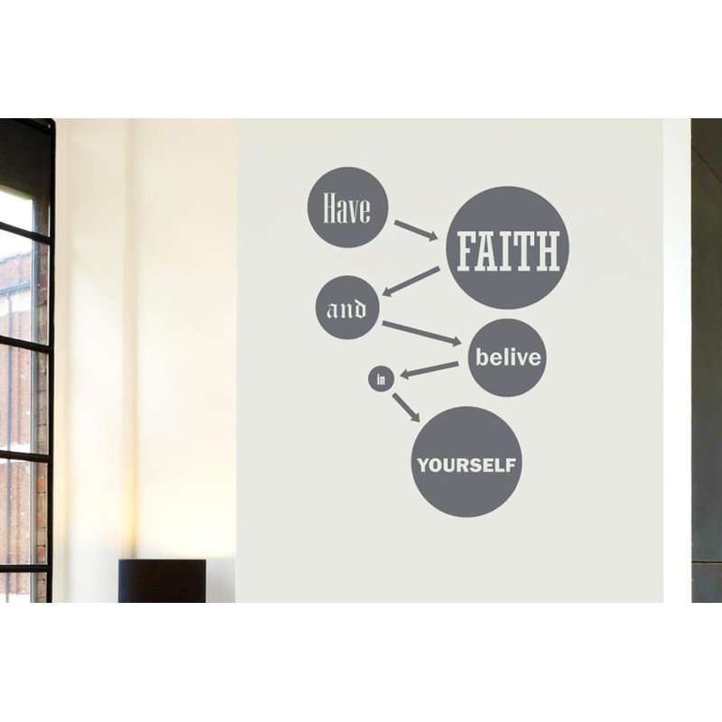 Wall Decal, Large, Grey