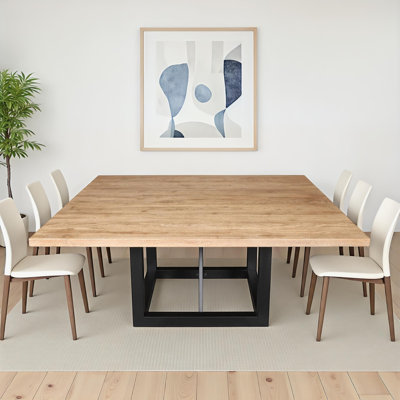 Jelina Square Dining Table In Natural Finish