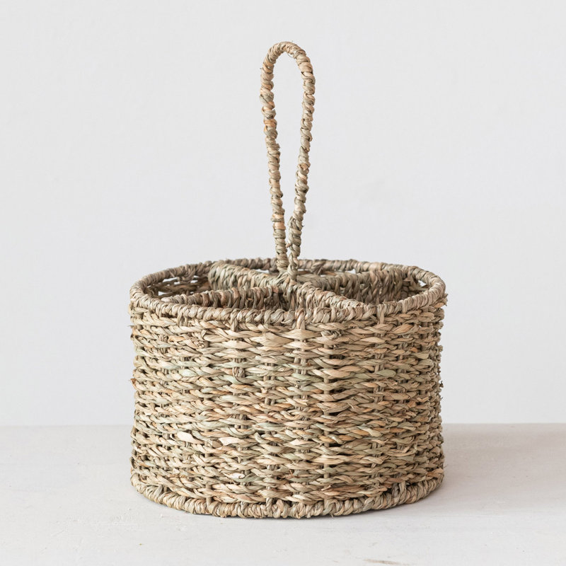 Plateau rond multi-sections en ruppie maritime