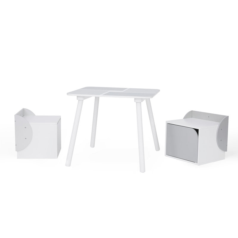 Kids 3 -Piece Outdoor Table and Chair Set