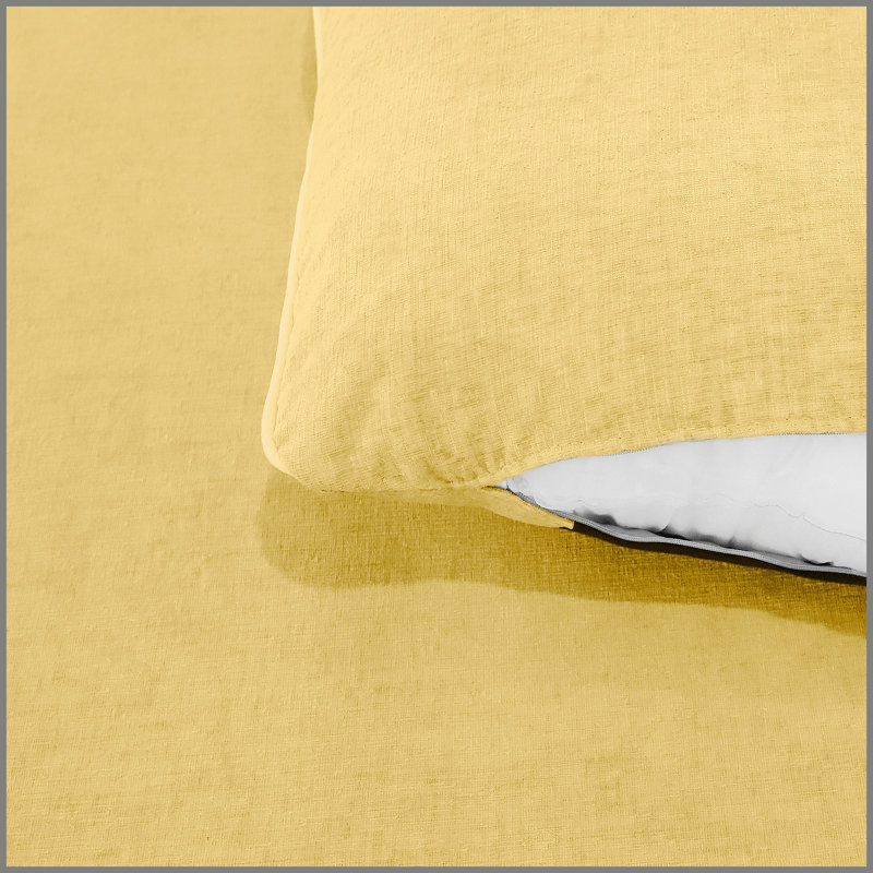 Canapé-lit 51,2 po Modern, Jaune