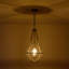 Luminaire suspendu sphérique en verre transparent à 1 lumière Coastal