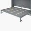 Grand lit escamotable polyvalent avec armoires et porte-bouteilles pour optimiser l'espace-488362704