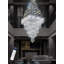 Grand lustre carré en cristal Kaillan