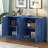 Storage Console Table with Cabinet,Adjustable Shelves-1213318343