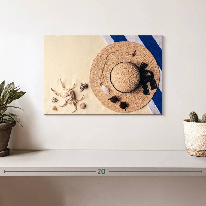 Chapeau de paille Gillard Sandy Beach, H 8 po x l 12 po