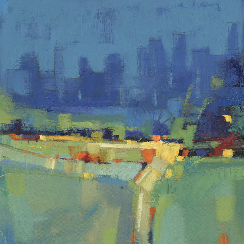 Suburban View II by Tim OToole - Wrapped Canvas Painting, 30cm H x 30cm W x 3.8cm D