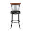 Chaise de bar pivotante à hauteur de pub 1 pièce