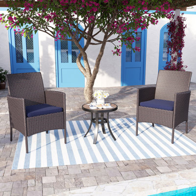 2 - Person Patio Dining Set with Round Table