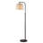 Alecxander 65'' Black Arched Floor Lamp