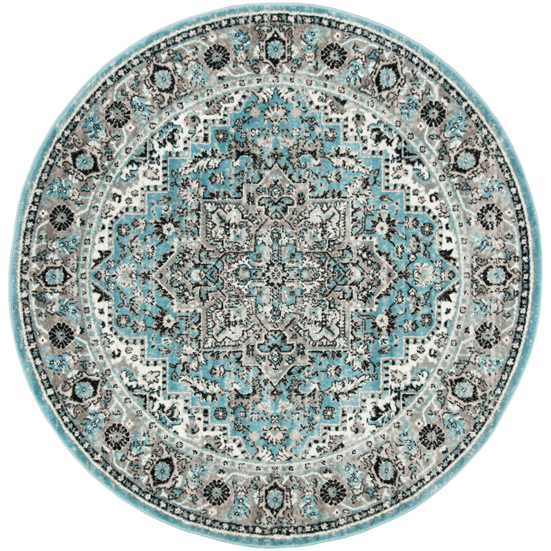 Doty Performance Oriental Rug, Round 6'7"