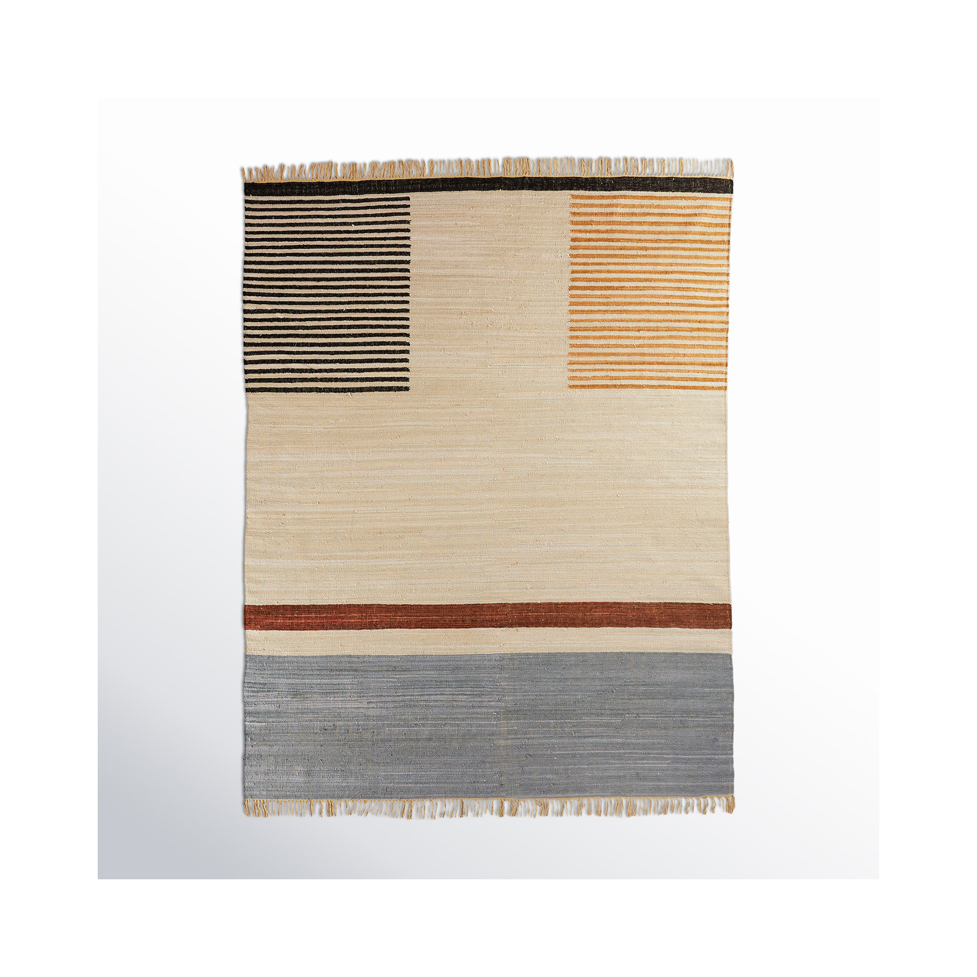 Avenue Handmade Cotton Rug, Rectangle 8' x 10'