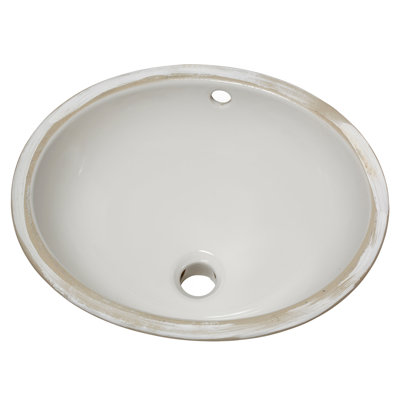 American Standard Ovalyn 16.25'' Vitreous China Oval Bathroom Sink with Overflow