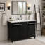 Meuble-lavabo de salle de bain de seulement 47 pouces, meuble de rangement autoportant avec portes et tiroirs pour salle de bain-1634731596
