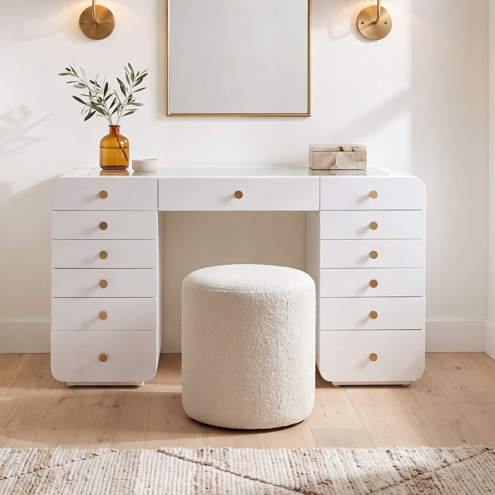 Curcio Hollywood Vanity Desk