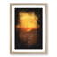 Orange Sunset Abstract - Picture Frame Graphic Art Print-56857069-56857063