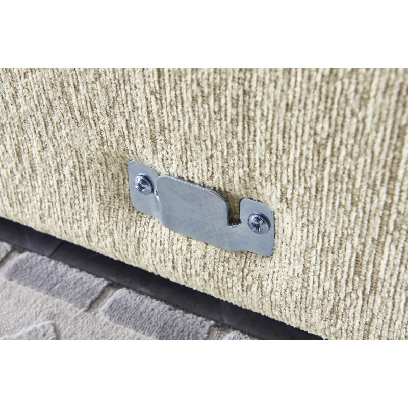 Canapé modulaire rembourré 5 pièces avec canapé et repose-pieds, Polyester sable