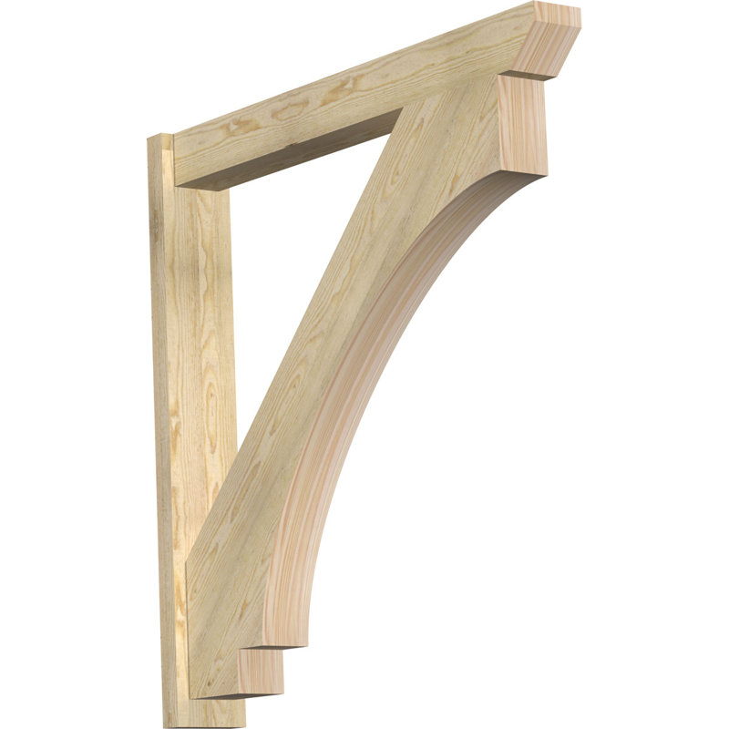 Imperial Slat Outlooker, 5 1/2" W Douglas Fir (Smooth), 44" D x 44" H