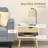 Corrigan Studio® Set Of 2 Bedside Table With Drawer And Shelf, Modern Nightstand, End Table For Bedroom, Living Room