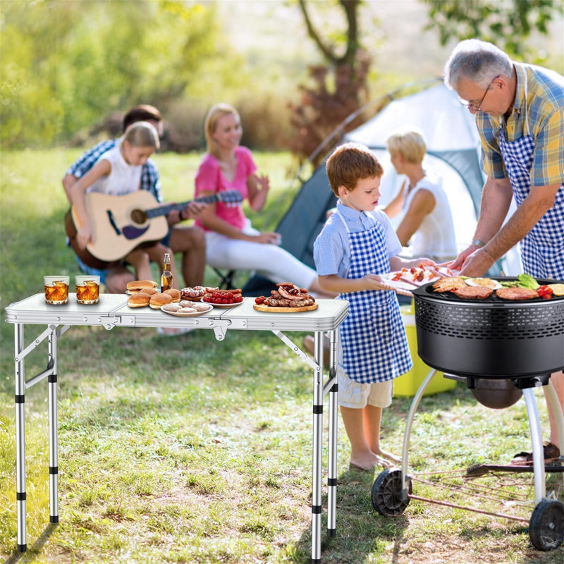 88cm Adjustable Folding Table