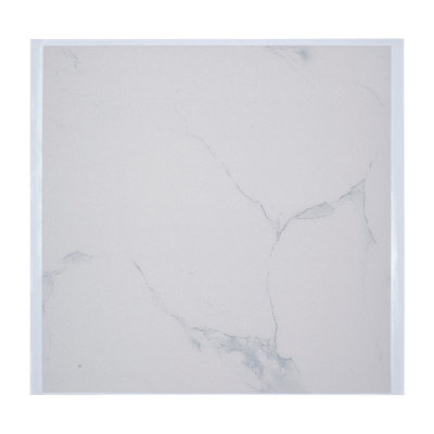Degen PVC Tile in Glossy White