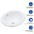 Undermount Rectangular Ceramic Sink