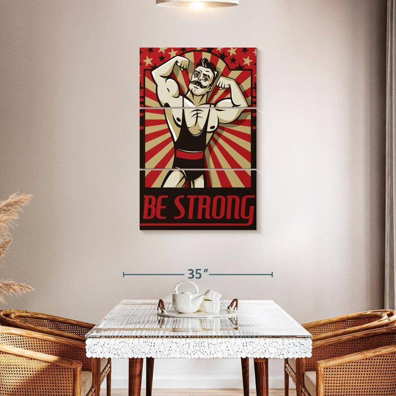 «Sirci Be Strong», affiche, H 45 po x l 28 po
