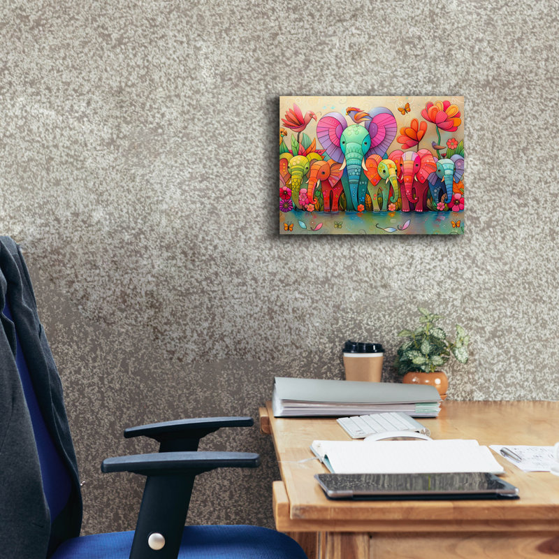 «Color Squad - The Nanny» par RomantzArt, art mural sur toile, H 12 po x l 16 po x P 0,75 po