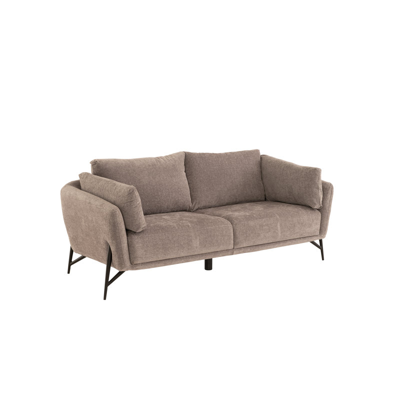 Dulcimer Chenille Sofa, Dark Grey, 2
