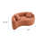 S-curve Chenille Upholstered Sofa Set-980380070