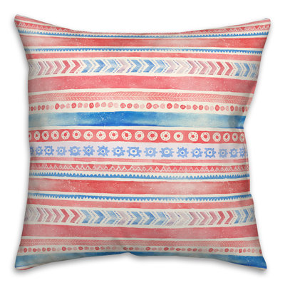 Housse et insert de coussin décoratif intérieur / extérieur en polyester Hitesh