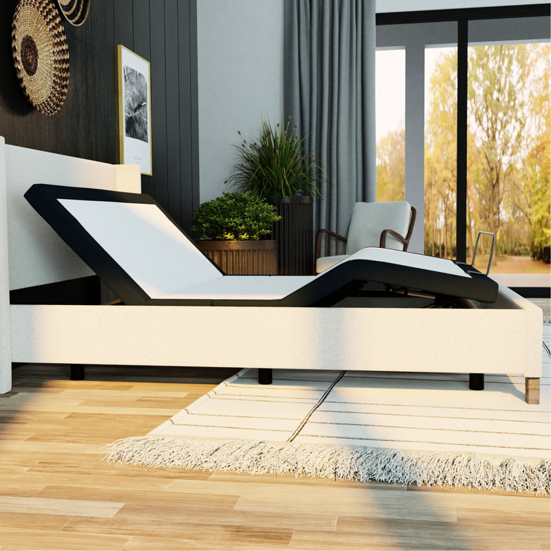 Base réglable grand modèle 3 avec commandes faciles et télécommande pratique, Grand lit