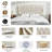 Camelback Diamond Tufted Upholstered Panel Headboard-1962771883-1962517214
