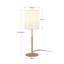 60 cm Gold Table Lamp