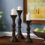 Ensemble de chandeliers de table en bois 3 pièces