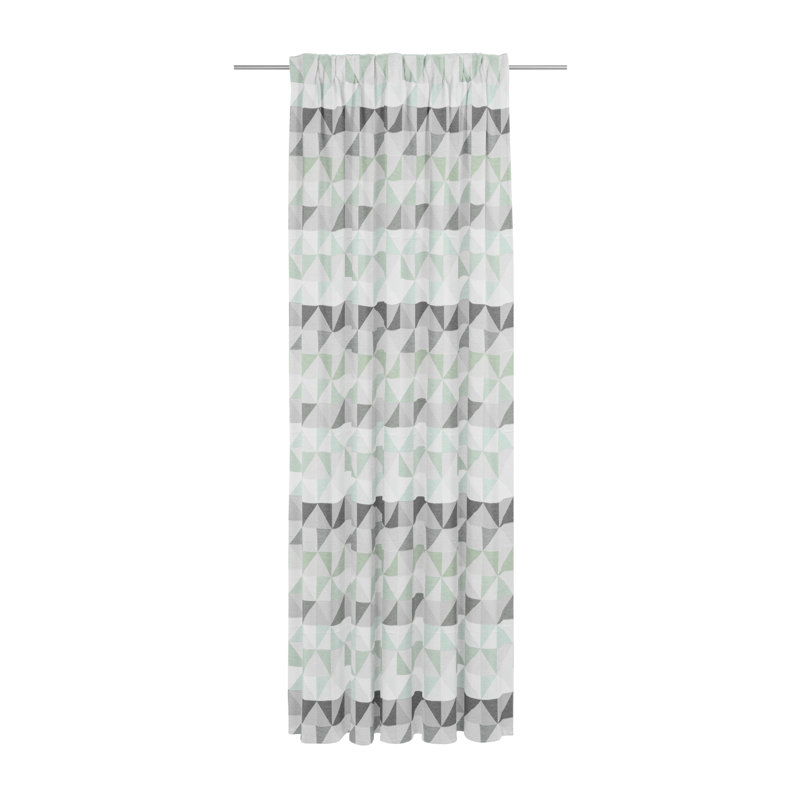 Berlare, Multibandschal, blickdicht, Mint, 132cm Width x 295cm Drop