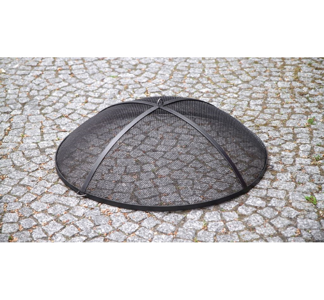 Round Fire Screen For Black Steel Brazier Diameter