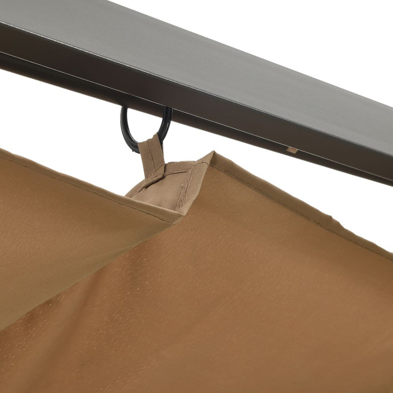 Aaratrika 3m x 3m Steel BBQ Gazebo, Taupe