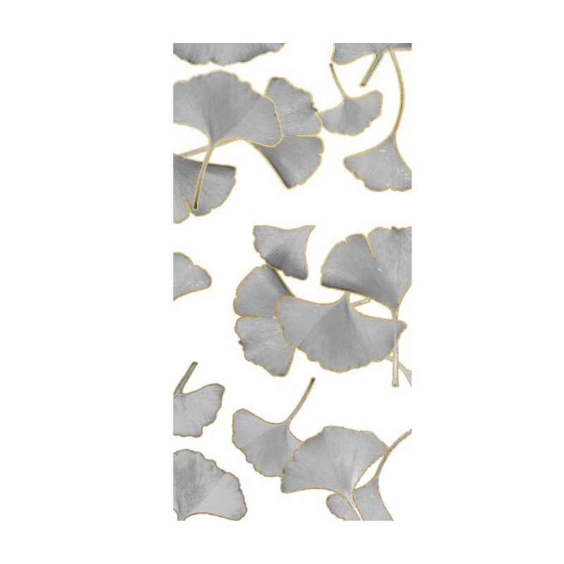 Biloba On Gray I Print by James McAllen, 60" H x 30" W, Glass Coat