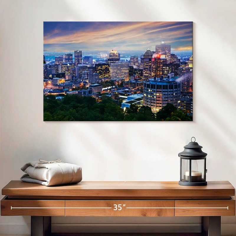 Kavia Montreal City Lights, H 16 po x l 24 po